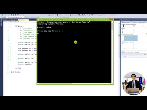 Teaching Visual Basic .NET 7: Comparison Operators