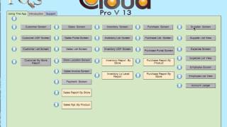 Pos Cloud V13 Pro - Main Menu Overview