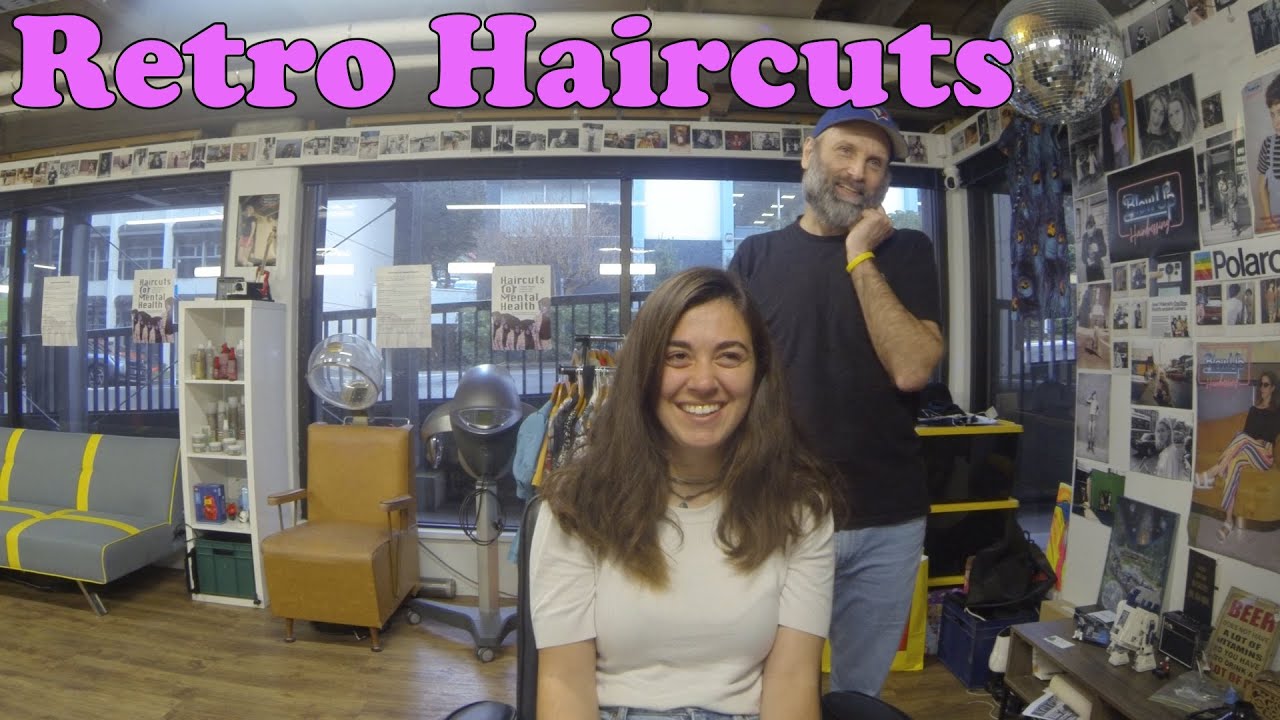 Justine gets a Sophie Marceau Wedge Haircut and Sarah gets a Bob with Bangs