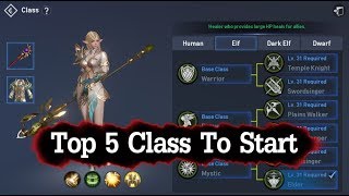 Lineage 2 Revolution Top 5 Class To Start Play