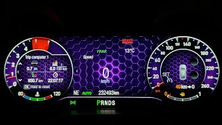 Ford Explorer Violet Honeyblock instrument cluster theme