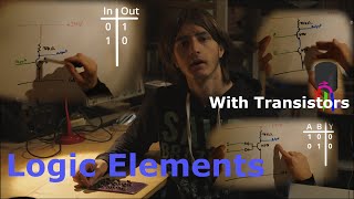 How to build Logic Gates with only Transistors and Diodes (EP2, Logic Elements)