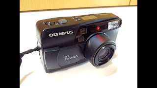 OLYMPUS INFINITY ∞ ZOOM 105 35mm Film Compact Camera - YouTube