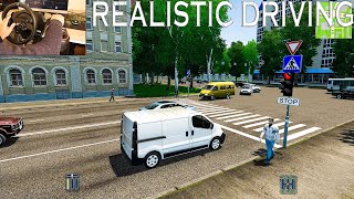 Realistic Driving with Renault Trafic Cargo | Thrustmaster T300 RS GT Gameplay #ccd screenshot 5