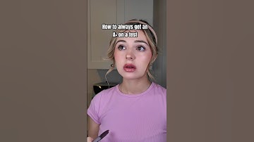 How to always get an A on a test…CREDS: @SofiManassyan #funny #skit #school #pov