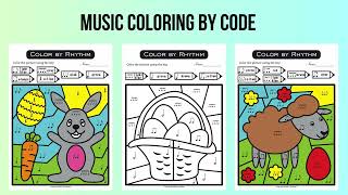 Music Worksheets Saving Bundle for Easter