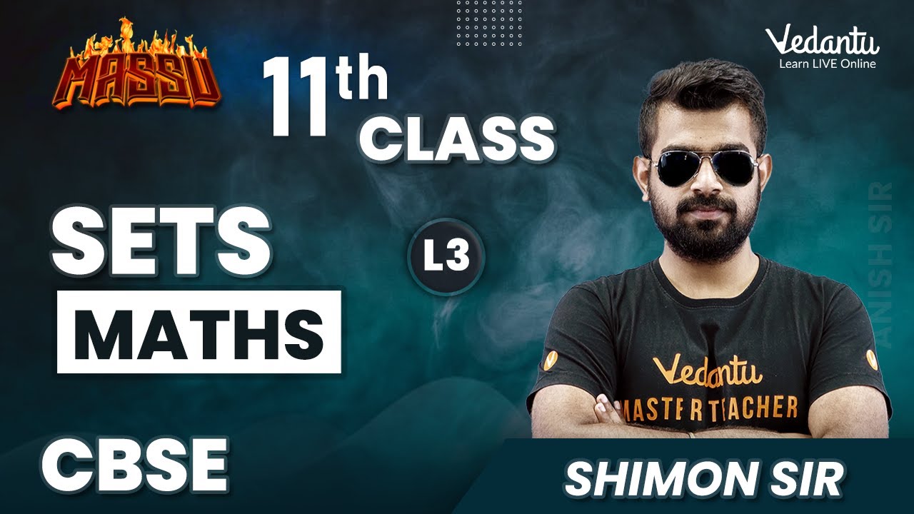 Sets Class 11 Maths CBSE 2024 | Massu | Shimon Sir | V Master Tamil | # ...