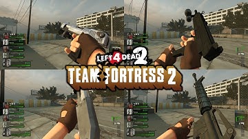 Left 4 Dead 2 รีวิว Mod ( Dead Fortress / Team Fortress 2 All Weapons )