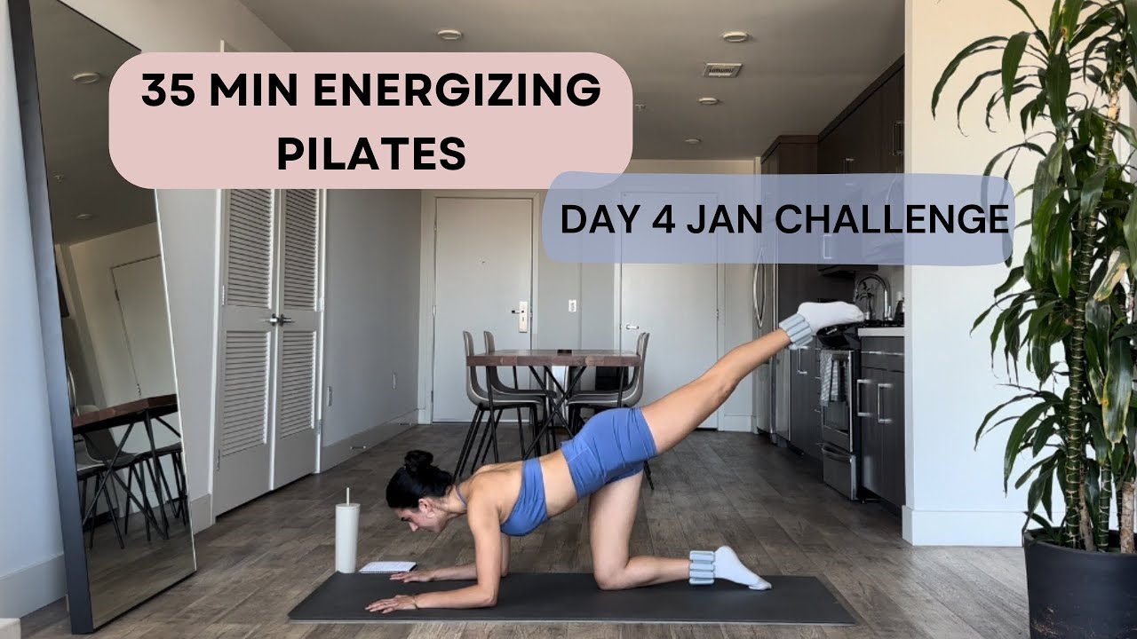 DAY 4 | 35 MIN ENERGIZING PILATES | 14 DAY FULL BODY CHALLENGE