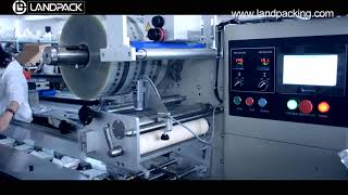 horizontal flow pack machine, small flow wrapping machine , flow packer,