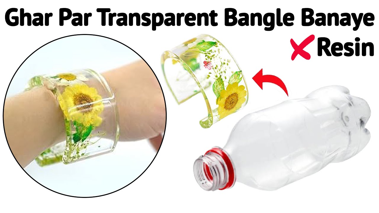How to make Bangle at home from waste materials/Homemade glass bandle/diy glass bangle without resin