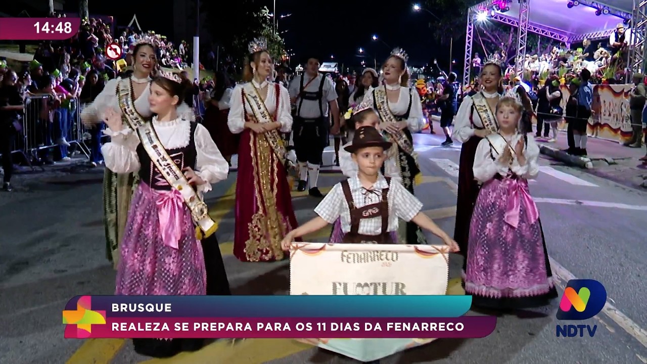 Realeza da Fenarreco se prepara para os 11 dias de festa em Brusque