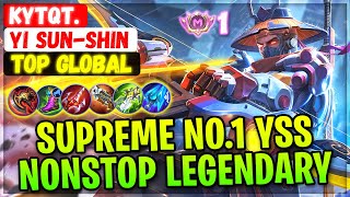 Supreme No.1 YSS Nonstop Legendary [ Top Global Yi Sun-shin ] Kytqt. - Mobile Legends Build