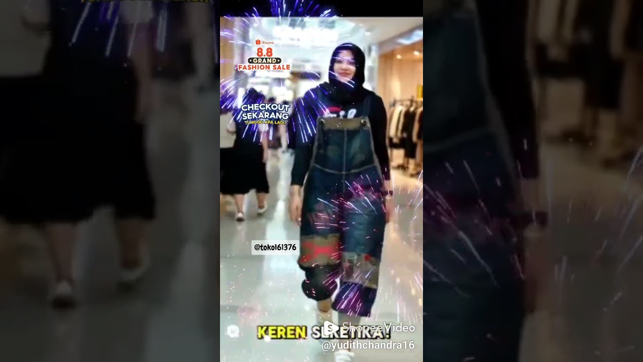 JUMSUIT JEANS WANITA/BAJU KODOK/WEARPACK 