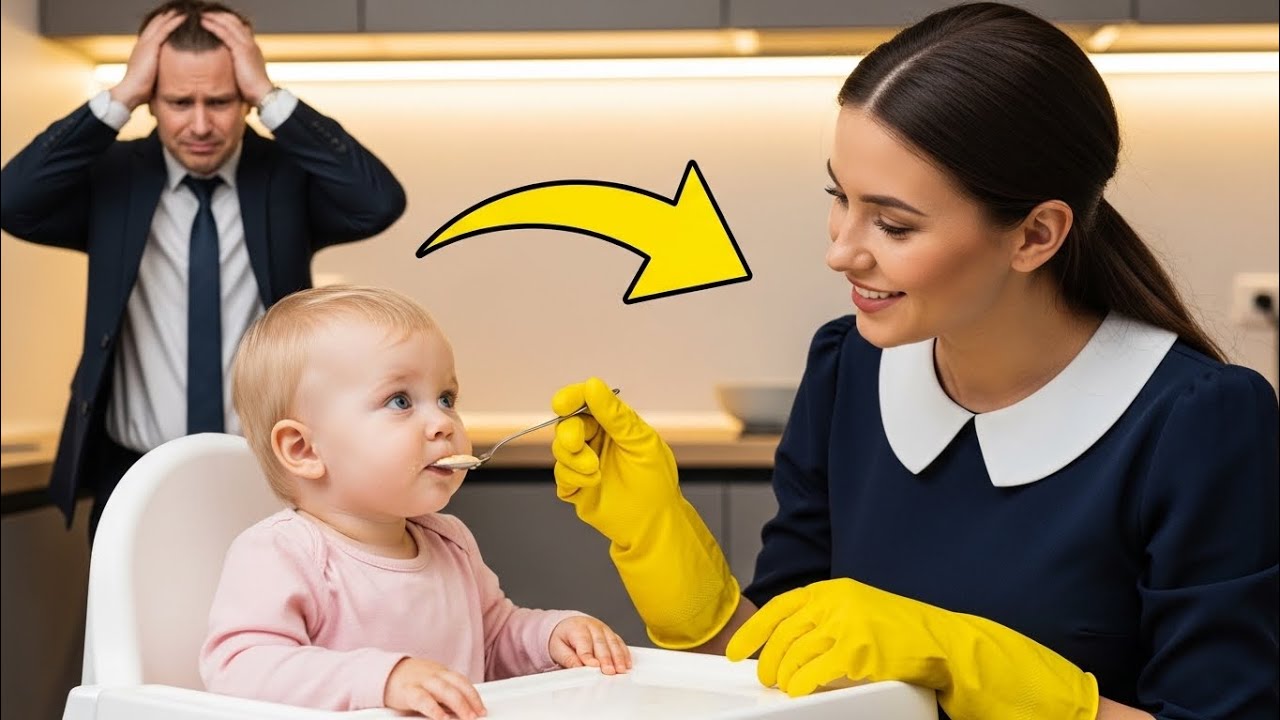 LA HIJA DEL MILLONARIO NO COMÍA HACE 3 SEMANAS... HASTA QUE LA LIMPIADORA MAS POBRE LLEGÓ