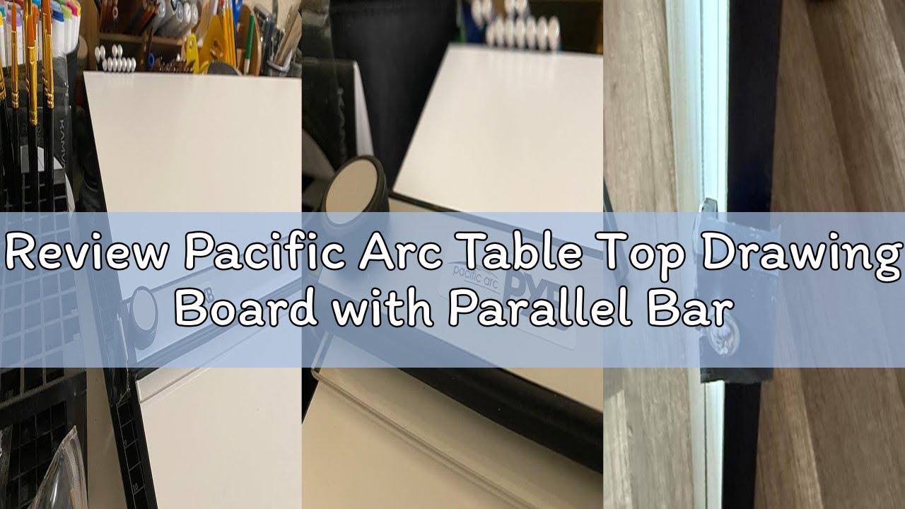 Review Pacific Arc Table Top Drawing Board with Parallel Bar, White, 30 inches by 42 inches