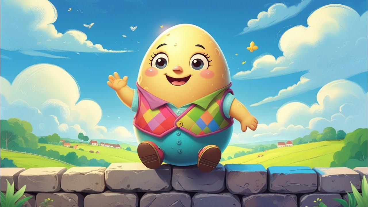 Humpty dumpty sat on a wall || Beep beep nersury rhymes || humpty dumpty poem In english. 