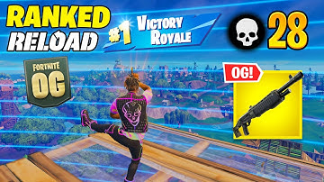 Fortnite Reload | High Kill Solo vs Squads RANKED Win Full Gameplay (Keyboard & Mouse)