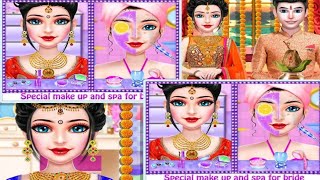 Indian Engagement Pre-wedding || Indian Wedding Bridal Makeup Games || Indian Wedding Rituals screenshot 5