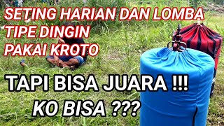 Seting Harian Dan Lomba Murai Batu Tipe Dingin Menggunakan Kroto