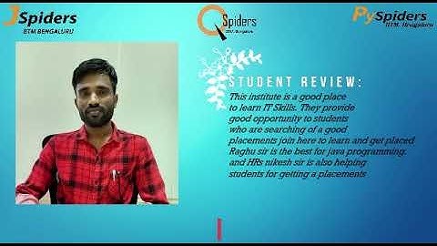 SUCCESSFULLY PLACED AS Ass S/W Engg from JSpiders BTM | STUDENT REVIEW | 2022 Placements