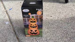 New Halloween inflatable Jack-O-Lantern Stack