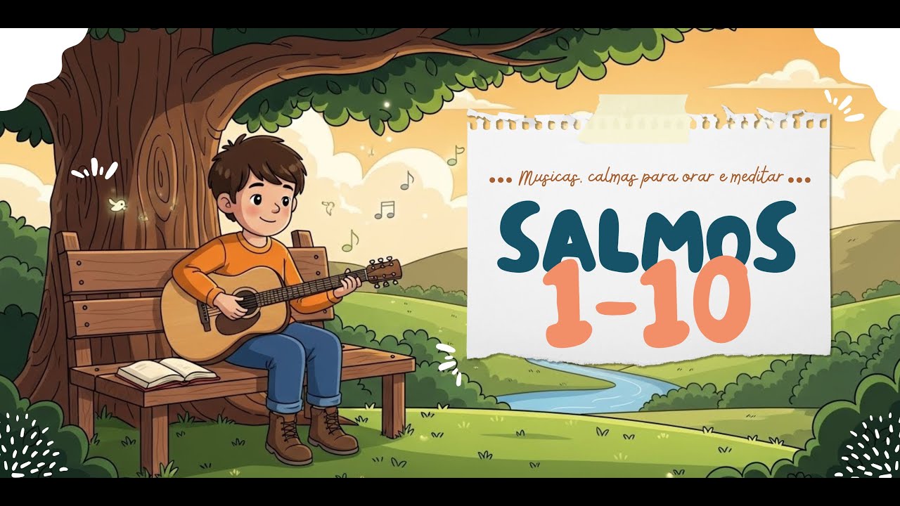 Salmos 1-10 Louvor Suave l Música Cristã Relaxante para Orar e Meditar