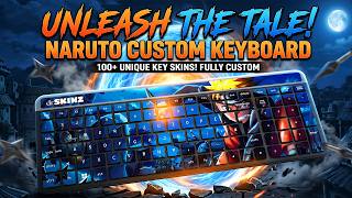 I Hand-Wrapped Every Single Key! Naruto Custom Keyboard Build