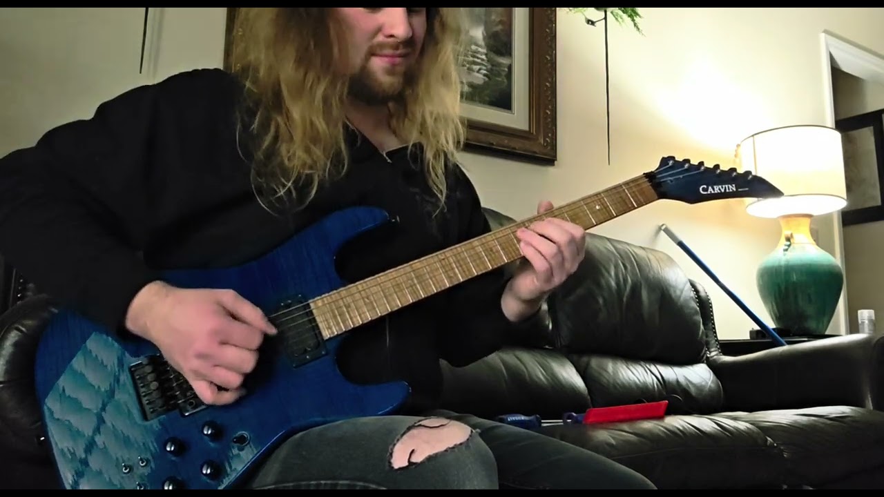 Savatage's "Gutter Ballet" Practice! Carvin Jason Becker (JB200C)!