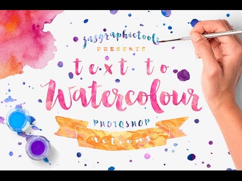 Text To Watercolour Actions PS, an Action Add-On by JasGraphicTools (Thumbnail 2 of 10)