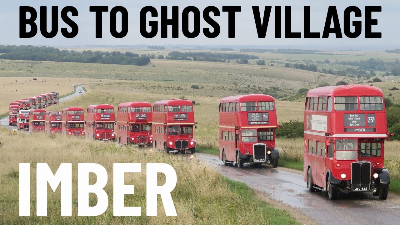 Imber Ghost Village - Taking a Classic Routemaster to the Abandoned Village (Only Open Once a Year)