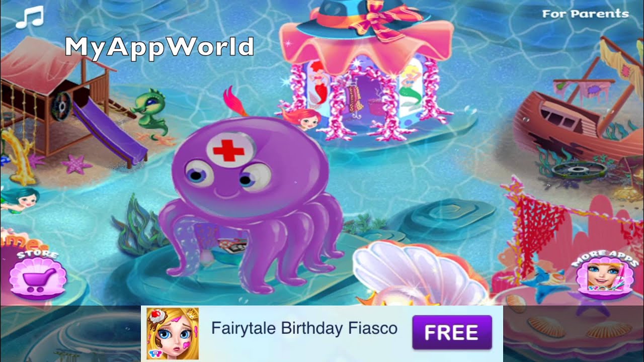 Mermaid Princess - Underwater Fun iOS Gameplay 1080p HD 60fps