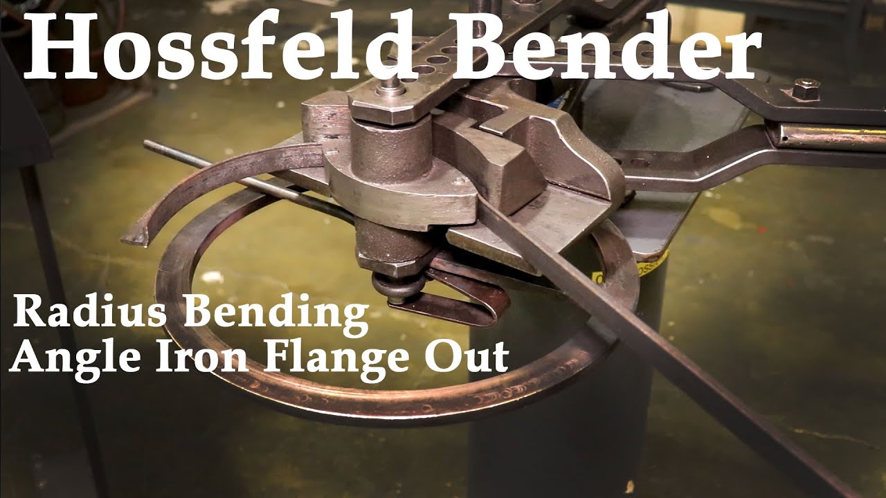 Hossfeld Bender Angle Iron Flange Out YouTube