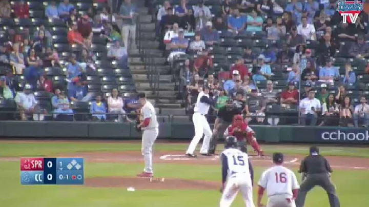 Corpus Christi's Moran singles in a run