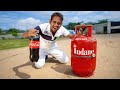 Dont mix lpg gas in coca cola