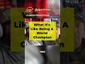 World Champion: Still Doesn't Feel Real? #shorts