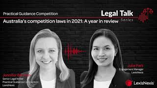 Australia's competition laws in 2021 - A year in review Australia's competition laws in 2021 - A year in review