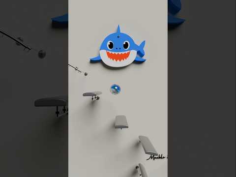 Baby Shark A5 Marble Music Marblemusic Marbleasmr Asmr 