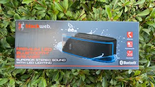 Big Sound. Blackweb Premium LED Bluetooth Speaker Unboxing + Sound Impressions