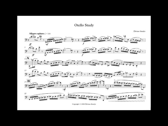 Ž. Smalys - Otello Study for bassoon bekijken op YouTube Ž. Smalys - Otello Study for bassoon bekijken op YouTube