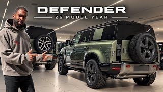2026 Land Rover Defender Facelift: Detailed Walkaround Woolstone Green/Borasco Grey/Patagonia White!