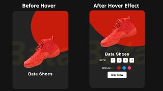 Card Animation with html & css | Hover Effect