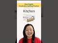 Kitchen - Spelling &amp; Pronunciation | Slow English Vocabulary Practice