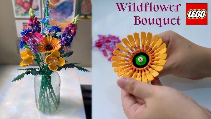 How to Build the Wicked Brick LEGO Flowers Display Vase 