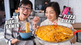 Thumbnail image for Pizza de Birria Triple Capa y Birria Ramen con @5exyJoeCoreano