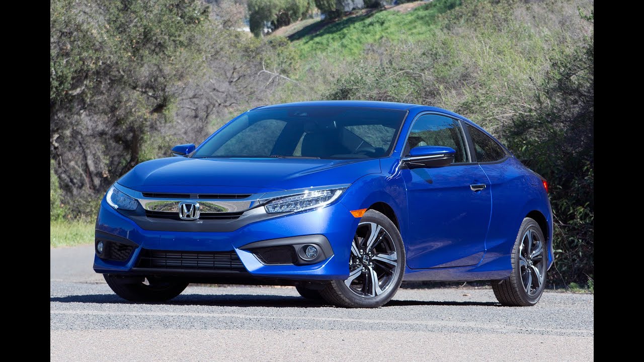 2016 Honda Civic Coupe In Aegean Blue Metallic - YouTube