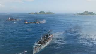 WOWS Clean double strike - CQE / French BB T3