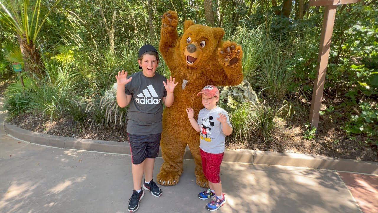 Meeting Kenai from Brother Bear Again! Paws Up Rare Meet & Greet at Disney World