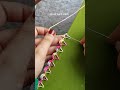 So satisfying embroidery unique work ||so unique lace design #youtubeshorts #handmade #shorts