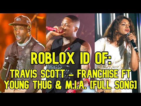 Roblox Boombox Id Code For Travis Scott Franchise Ft Young Thug M I A Full Song Youtube - cardi b money boombox id roblox